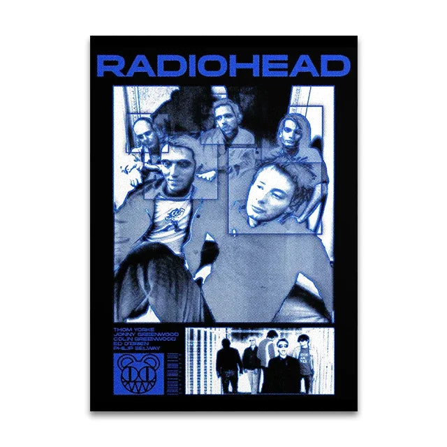 Rock Band Album Vintage Canvas Wall Art Print | Music Gift