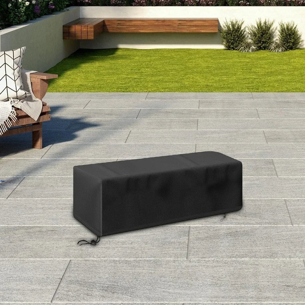 28-Inch Waterproof Rectangular Patio Fireplace Cover | 210D Oxford