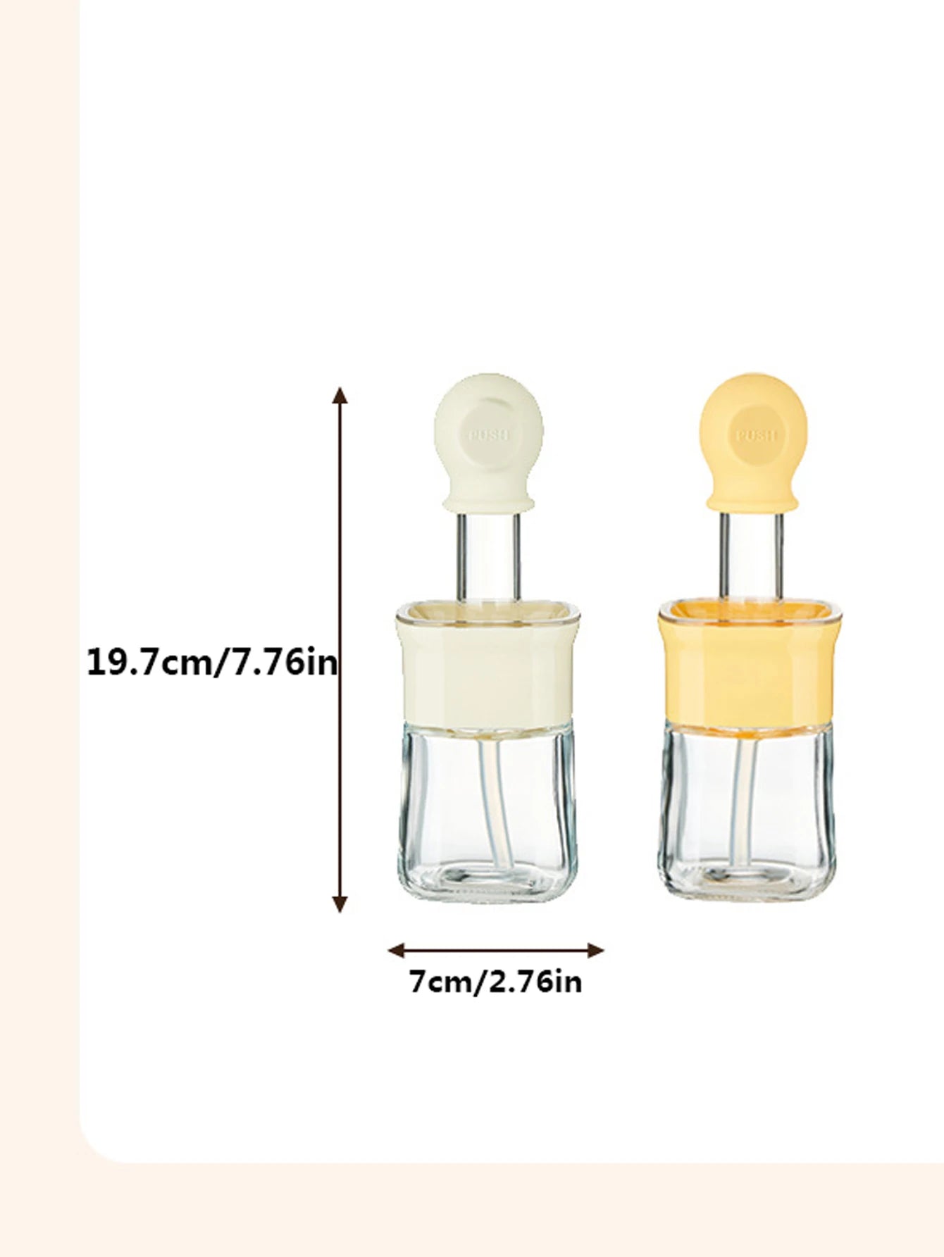1Pcs Oil Dispenser Bottle with Silicone Brush Cooking Grilling Kitchen Tool Outdoor Barbecue Press Brush Oil Bottle Oil Brush Peaceful Pleasures Health and Wellness