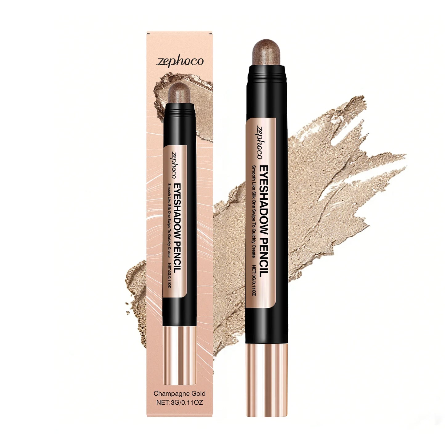 Pearl Eyeshadow Stick Champagne Silver – Shimmer & Silky