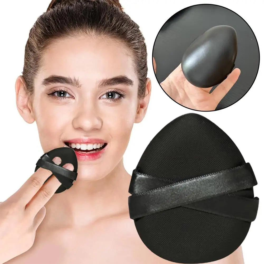 Black Makeup Sponge Powder Puff – Dry & Wet Foundation Blender