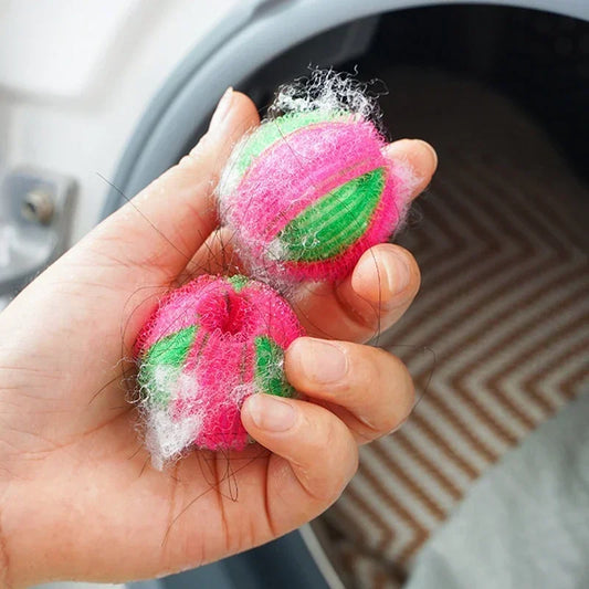 Laundry Lint & Hair Remover Balls – 6 or 12 Pack Laundry Lint Remover Ball Peaceful Pleasures Health and Wellness