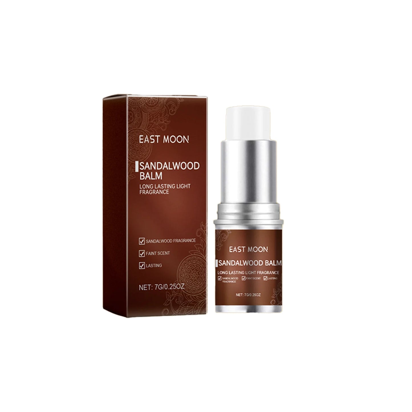 Men's Solid Perfume Stick | Alcohol-Free Woody Balm Fragrance