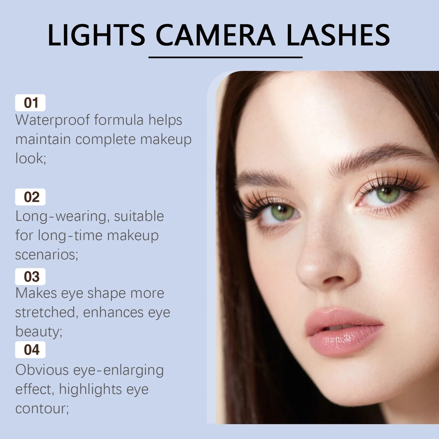 Zephoco Waterproof Mascara – Lengthening, Curling & Smudge-Proof