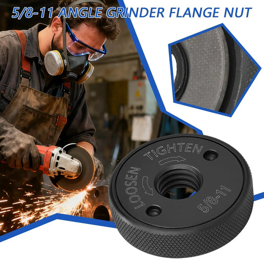 Angle Grinder Self-Locking Flange Nut | 5/8"-11 Alloy Steel Grinder Flange Nut Peaceful Pleasures Health and Wellness