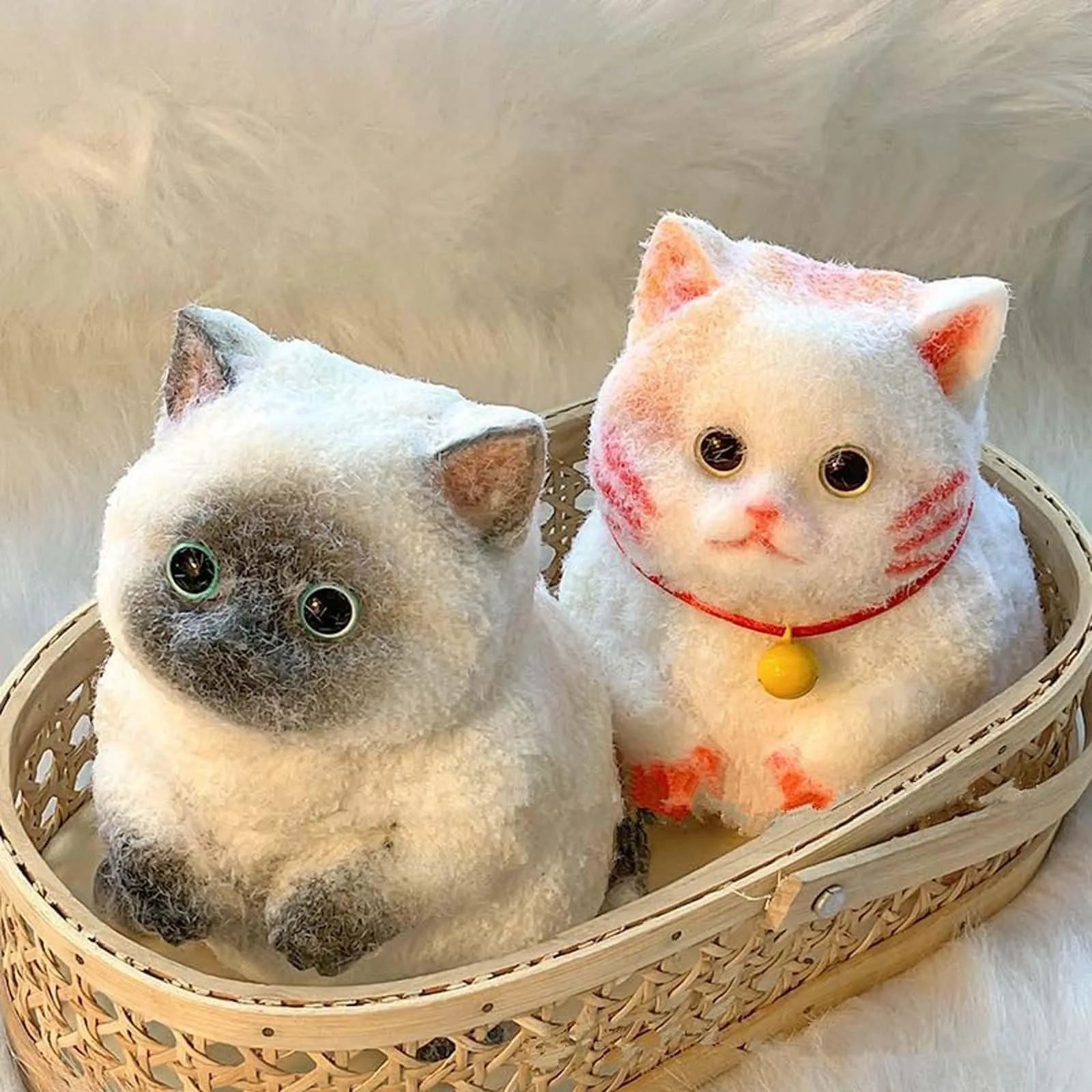 Taba Cute Chubby Cat Orange Cat Plush Soft Sticky Girl Kids Birthday Gift Fidget Toy Pet Ornaments Gifts Peaceful Pleasures Health and Wellness