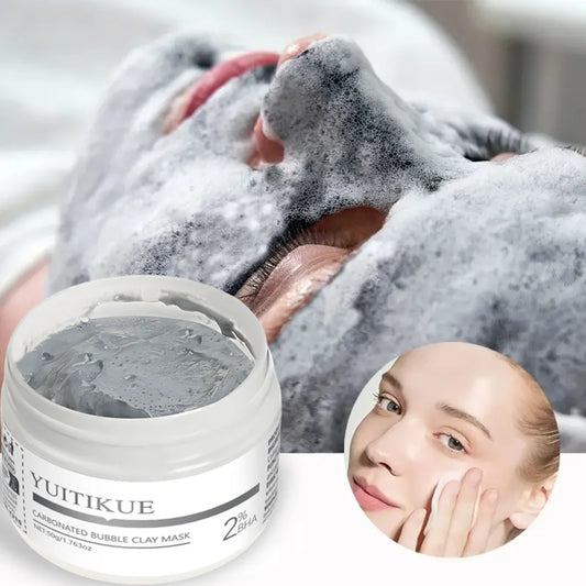 YUITIKUE Bubble Face Mask – Blackhead & Pore Tightening Gel Bubble Face Mask Peaceful Pleasures Health and Wellness Default Title