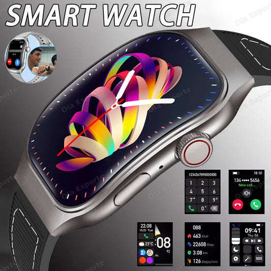 Ola Esporte 2.01" Bluetooth Smartwatch | ECG, Heart Rate, Calls Bluetooth Smartwatch Peaceful Pleasures Health and Wellness