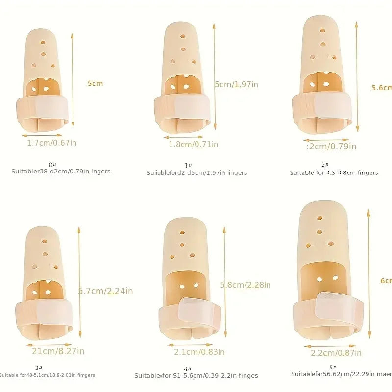 1pc Plastic Finger Splint For Trigger Finger, Thumb Splint Support Brace For Straightening & Injury Protection, Order A Size Up Peaceful Pleasures Health and Wellness