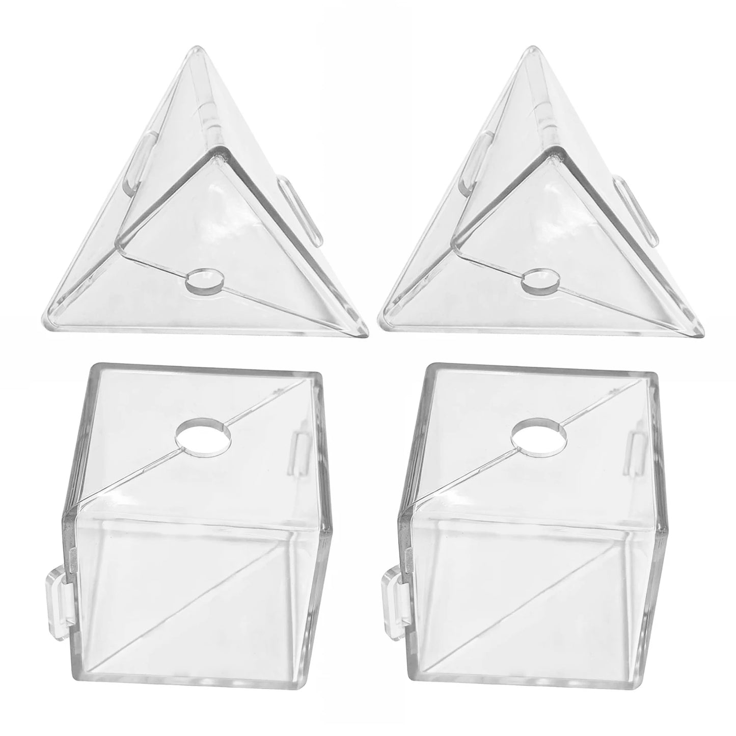 Mini Cube Fruit Shaping Mould for Growing Unique Reusable Grow Sculpture Mini Transparent Plastic Mould for Home Garden Balcony Peaceful Pleasures Health and Wellness 4pcs Mix