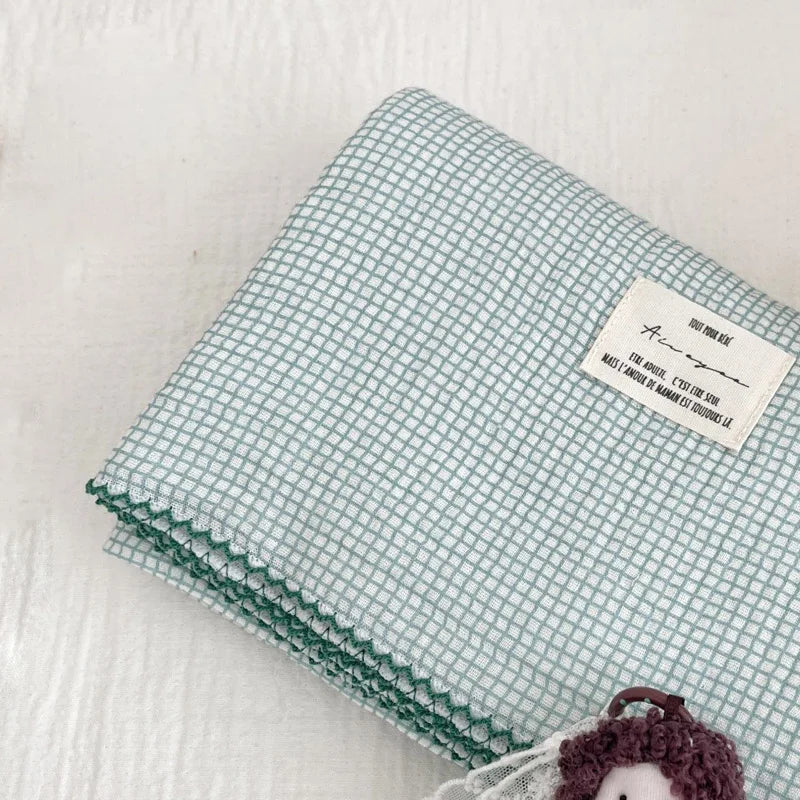 Baby Muslin Swaddle Blanket | 2-Layer Cotton & Bamboo Gauze