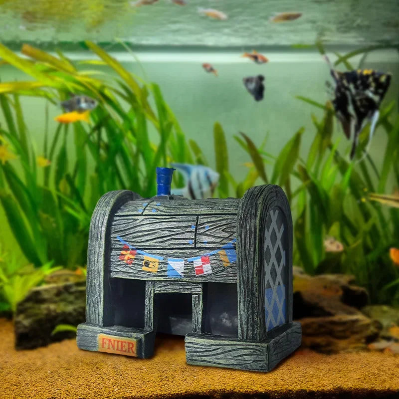 Aquarium Decorative Landscape Accessories Fish Tanks Decoration Large Acrylic Fish Tanks and Aquariums Accessories Mirror Marble Peaceful Pleasures Health and Wellness
