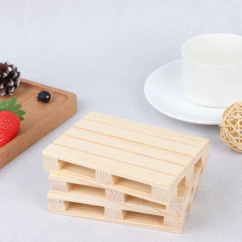Mini Wooden Pallet Coaster | Insulation Cup & Pot Mat