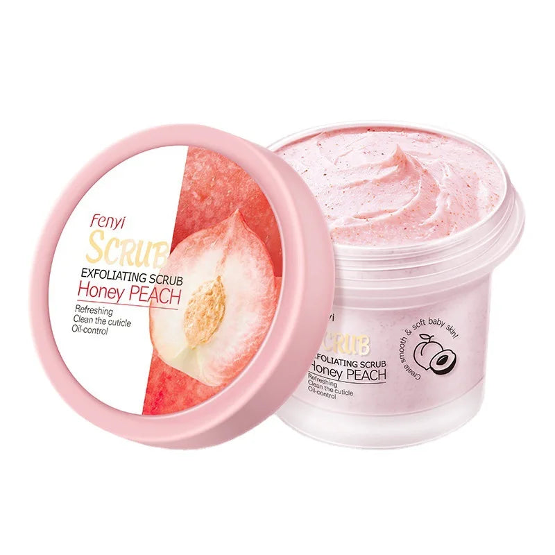 SADOER Honey Peach Exfoliating Scrub – Face & Body 100g