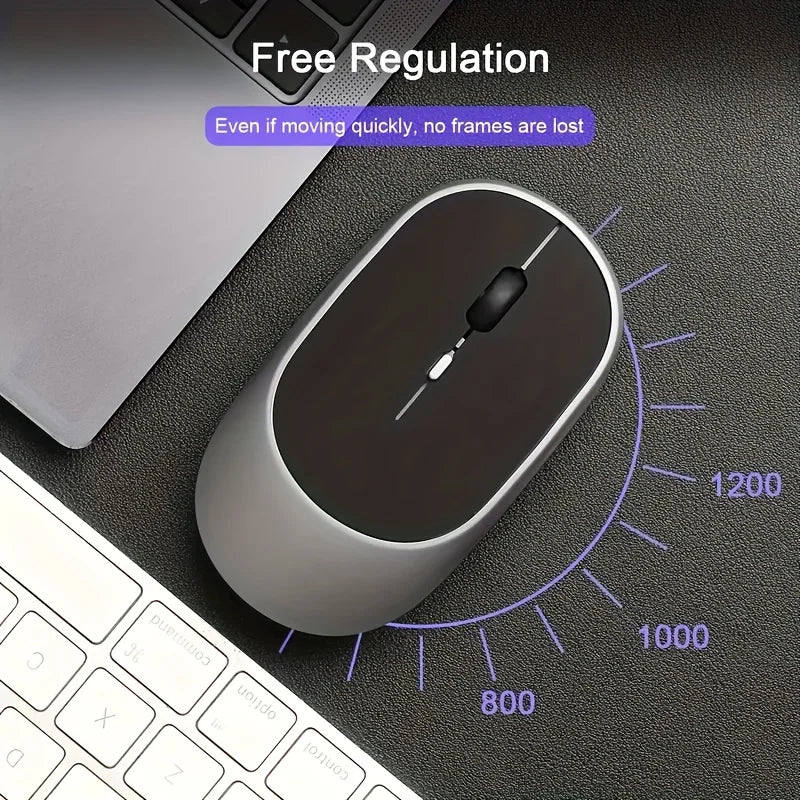 Bluetooth-compatible Wireless Mouse Rechargeable Mouse Gamer Dual Modes 2.4G USB Mice For Laptop iPad Tablet PC Macbook Mause Peaceful Pleasures Health and Wellness