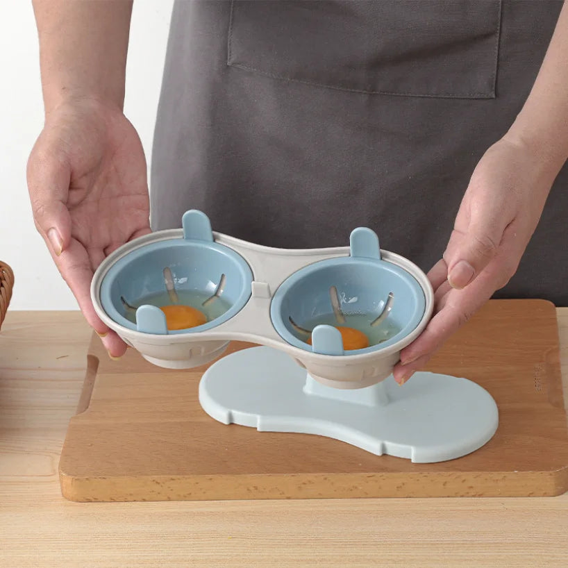 Microwave Egg Steamer & Poacher Rack | Kitchen Gadget