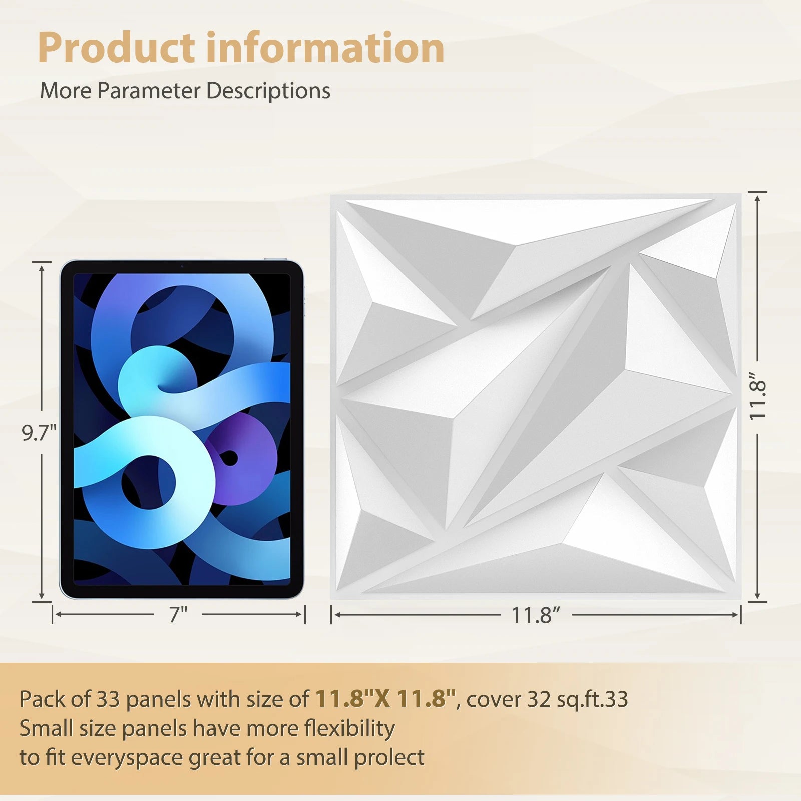 20/30pcs 3D pvc wall panels for indoor wall decoration, for living room hall bedroom hotel office,including tape Peaceful Pleasures Health and Wellness