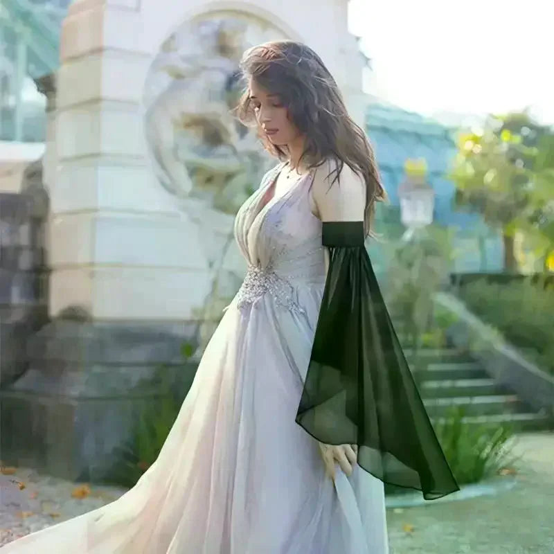 Women's Sheer Tulle Detachable Arm Sleeves | Wedding & Daily Wear