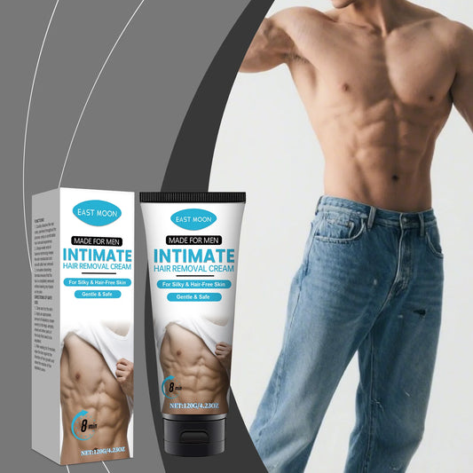 East Moon Men's Hair Removal Cream – Gentle & Non-Irritating Hair Removal Cream Peaceful Pleasures Health and Wellness