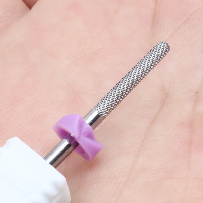 Small-head Tungsten Steel Nail Polish Remover Grinding Head Nail Removal and Dead Skin Removal Rotating File Peaceful Pleasures Health and Wellness