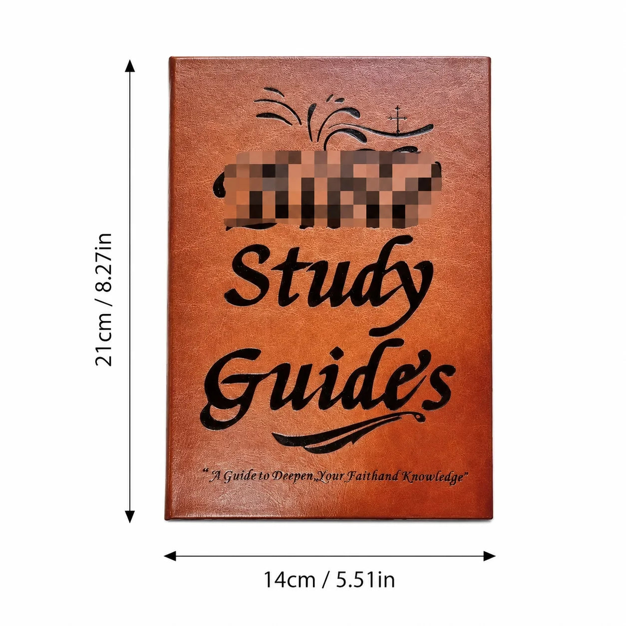 Christian Bible Study Journal Leather Prayer Notebook Thin Devotional