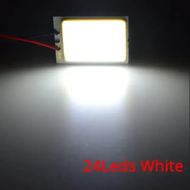 T10 W5W COB LED Car Bulbs – Interior Reading & Dome Light 2-Pack