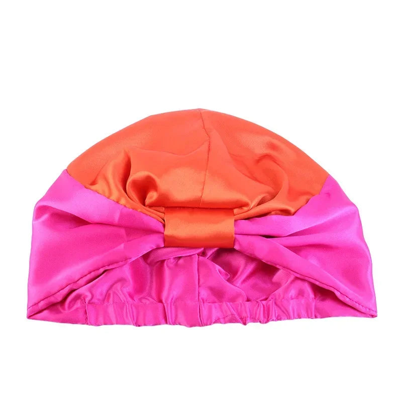Satin-Lined Sleeping Beanie Hat for Natural & Frizzy Hair