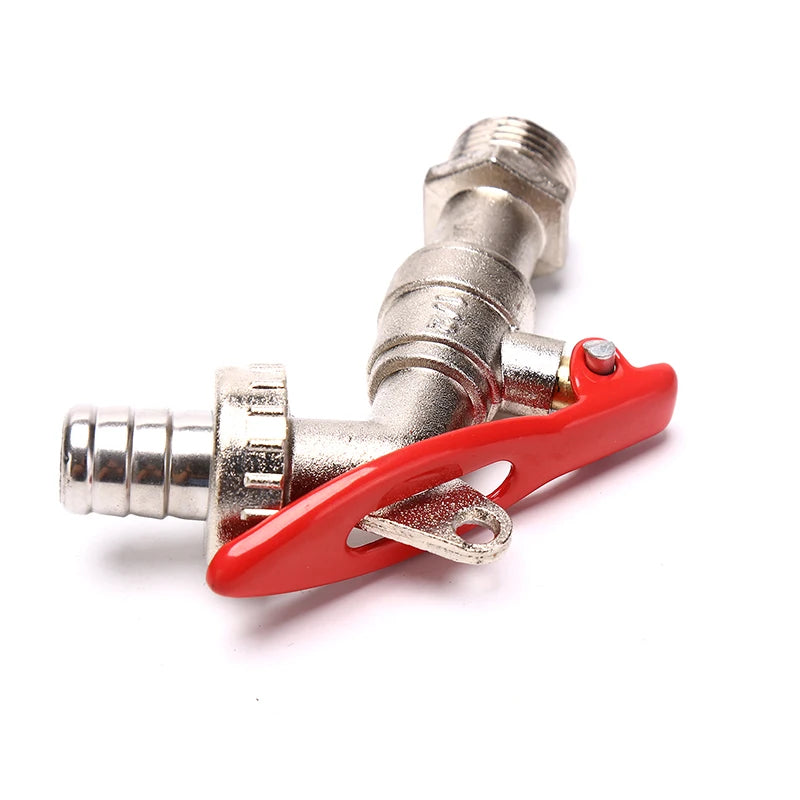 1/2 Inch Zinc Alloy Water Tap Lockable Faucet Garden Hose Faucet with Lock Peaceful Pleasures Health and Wellness