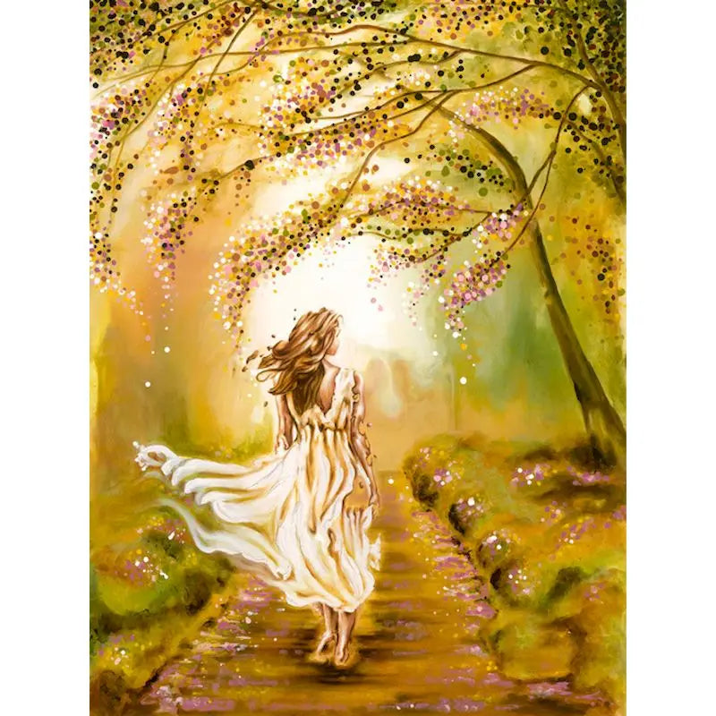 GATYZTORY Paint By Numbers For Adults Children Ballet Girl DIY HandPainted Oil Painting Figure Picture Home Wall Decor Gift Peaceful Pleasures Health and Wellness