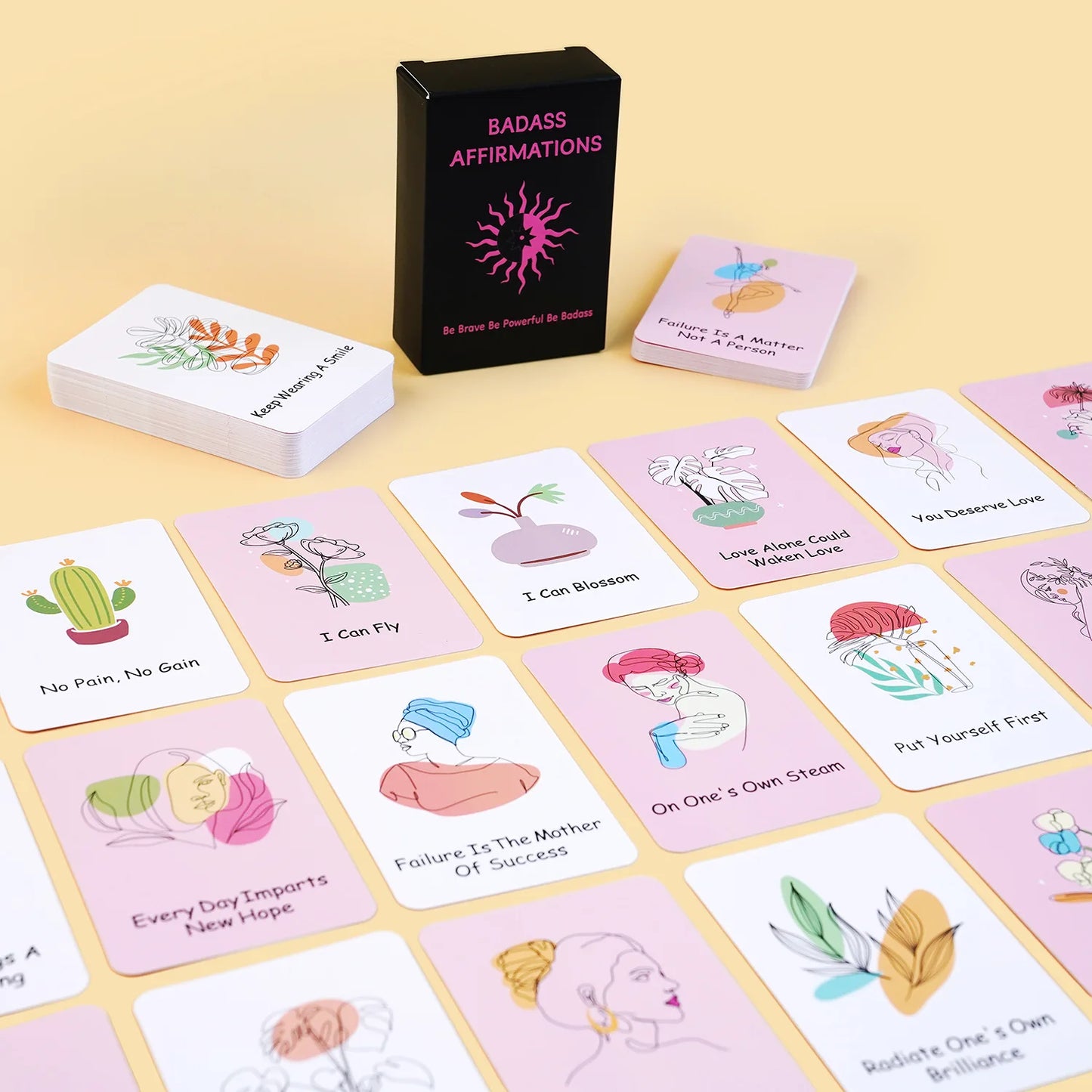 Women Affirmation Cards Daily Positive Motivation Uplifting