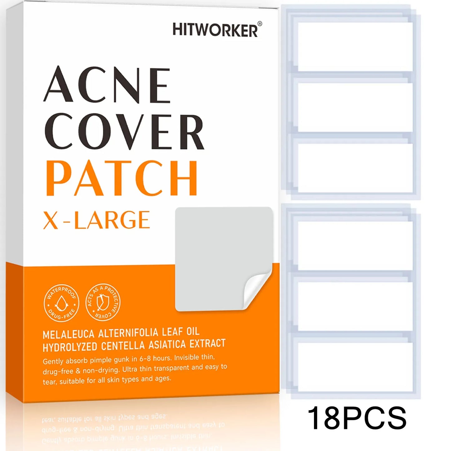 Hydrocolloid Acne Patches | Alcohol-Free Pimple Dots 18/36/135ct