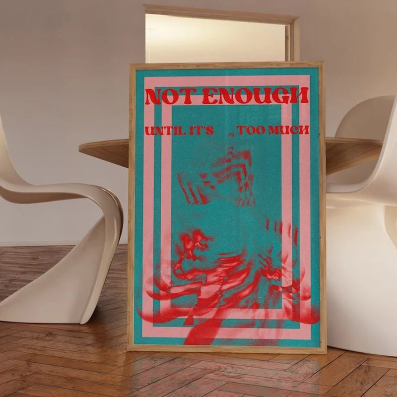 Gadient Poster,70s Poster,Aura Poster,Psychedelic Poster,Hippie Print,Vintage Canvas Poster,Psychedelic Art,Retro Wall Art Peaceful Pleasures Health and Wellness