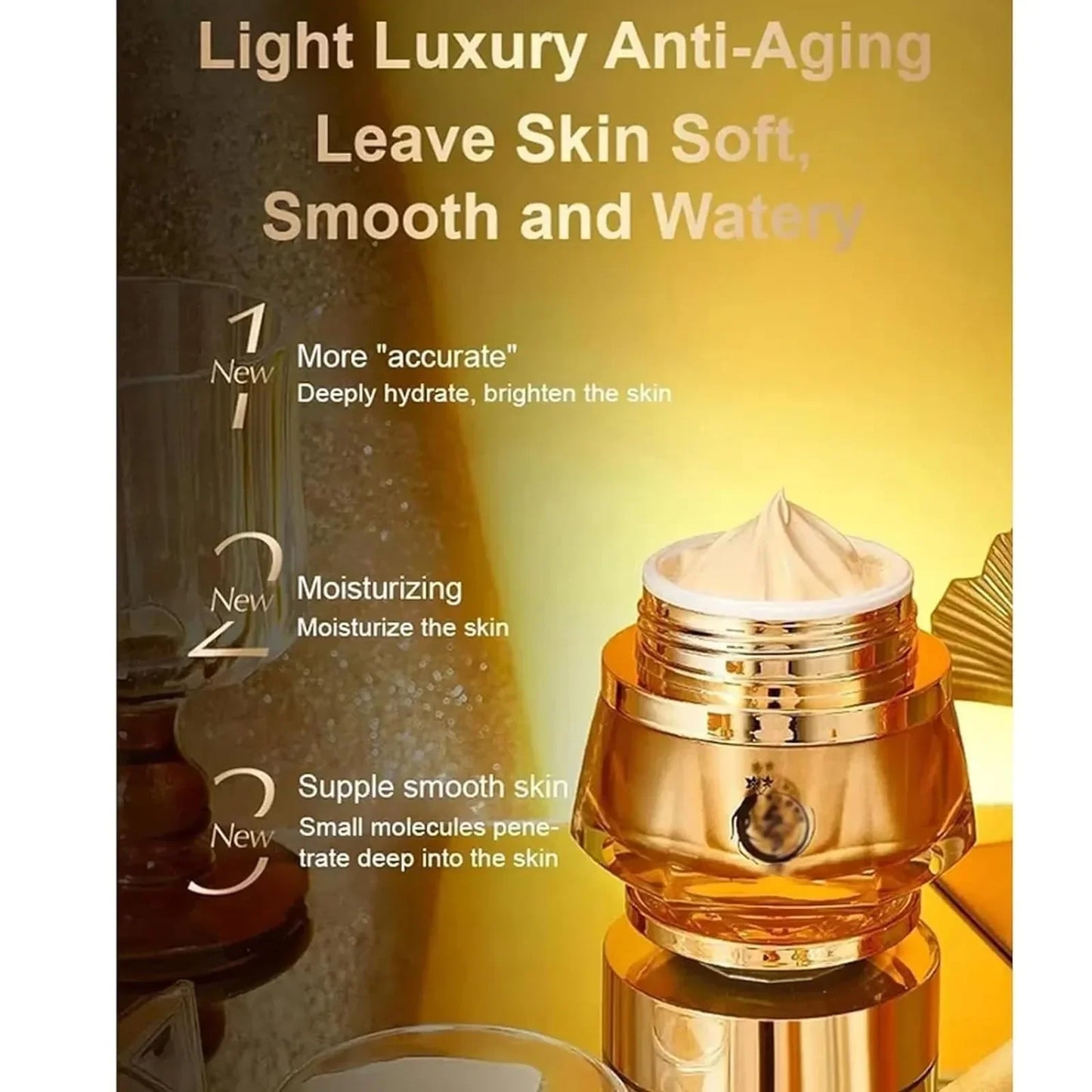 Ginseng Ganoderma Anti-Wrinkle Face Cream | Dry & Aging Skin