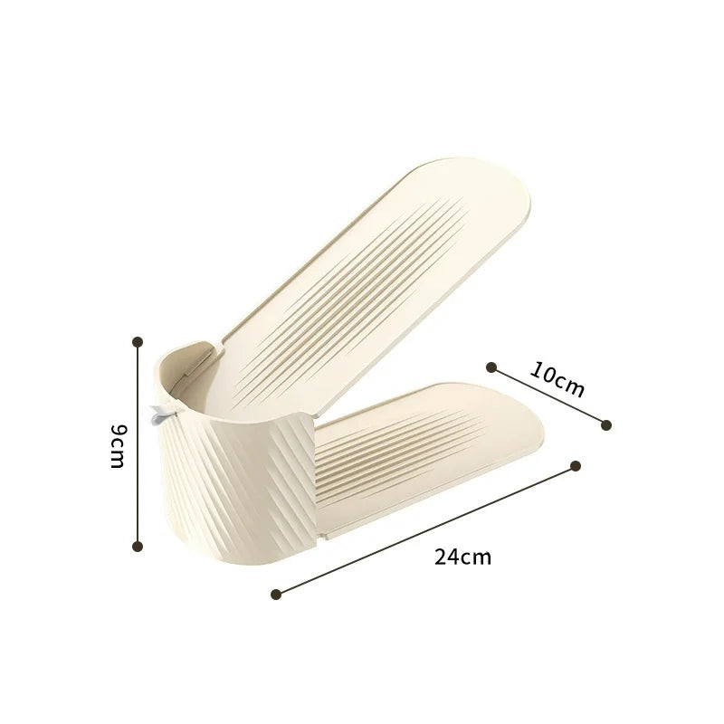 2026 New Integrated Shoe Support Shoe Cabinet Storage Rack Shoe Storage Rack Space-saving Removable Double-layer Adjustable Rack Peaceful Pleasures Health and Wellness China Mainland H