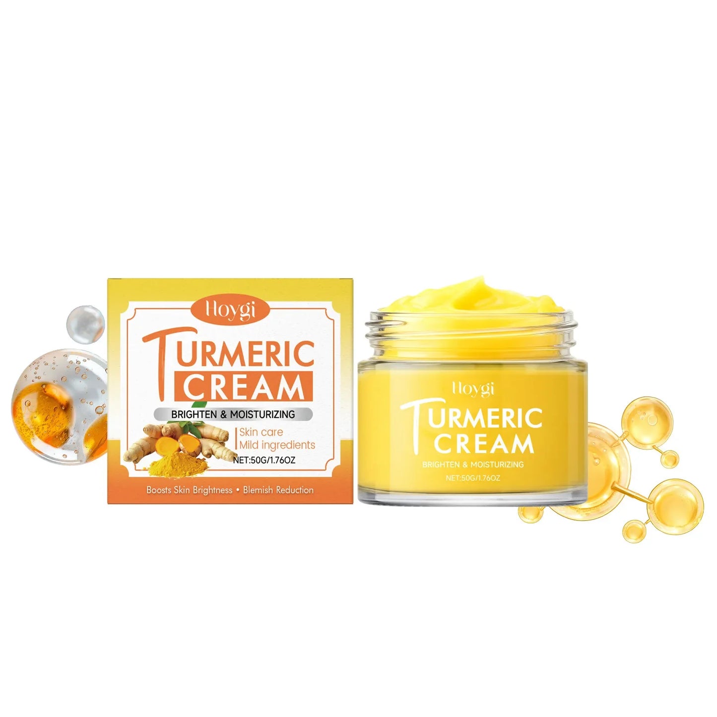 Hoygi Turmeric Face Moisturizer – Brightening Cream 50g
