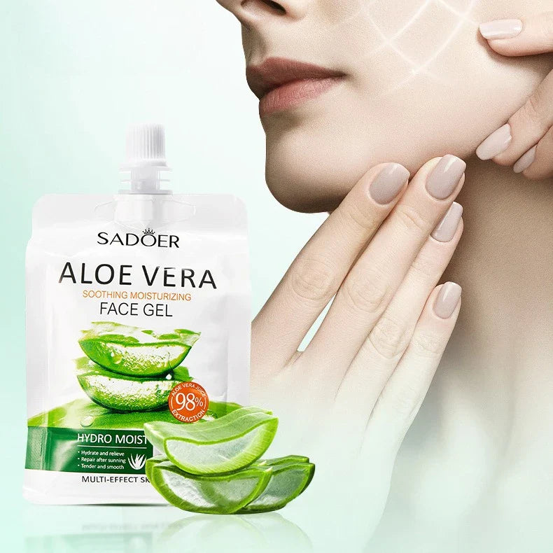 SADOER Aloe Vera Gel – Face & Body Hydrating Brightening Gel