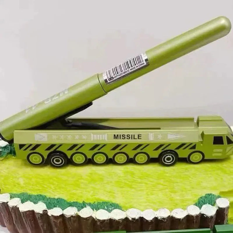 Funny Missile Design Ballpoint Pen Black Ink Creative Shape Pens