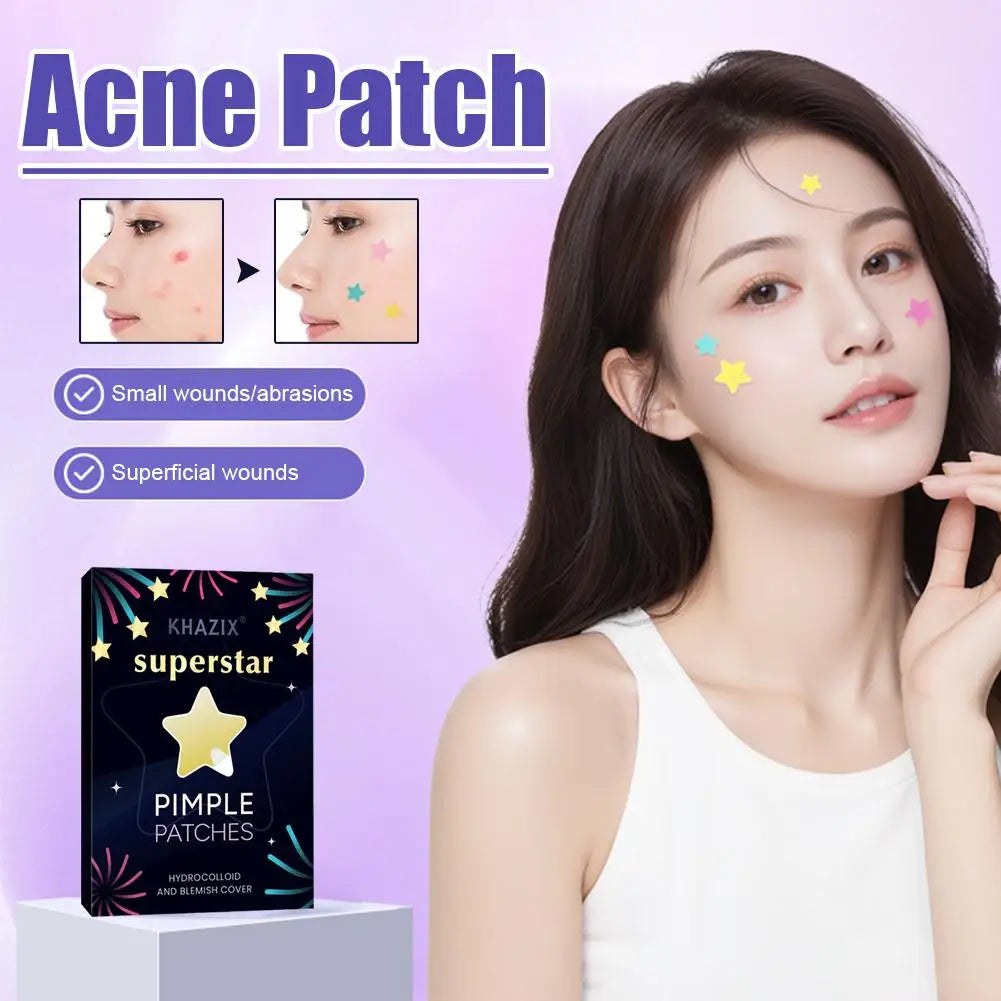 Colorful Star Pimple Patches – 240/280 Pcs Hydrocolloid Peaceful Pleasures Health and Wellness