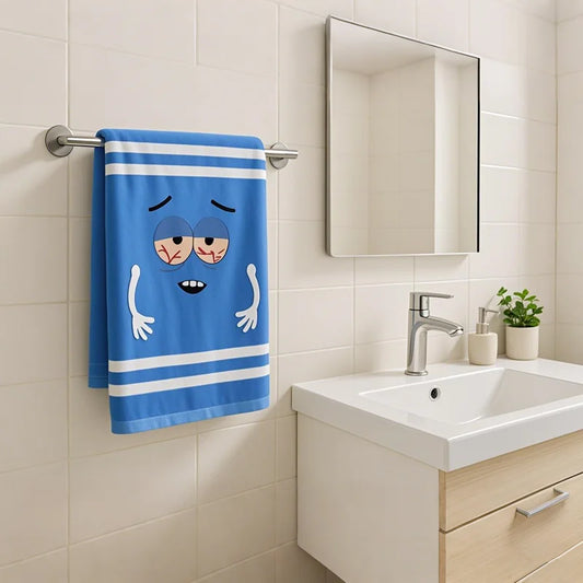 Towelie Cartoon Hand Towel – Quick-Dry Kitchen & Bath Cloth Novelty Hand Towel Peaceful Pleasures Health and Wellness