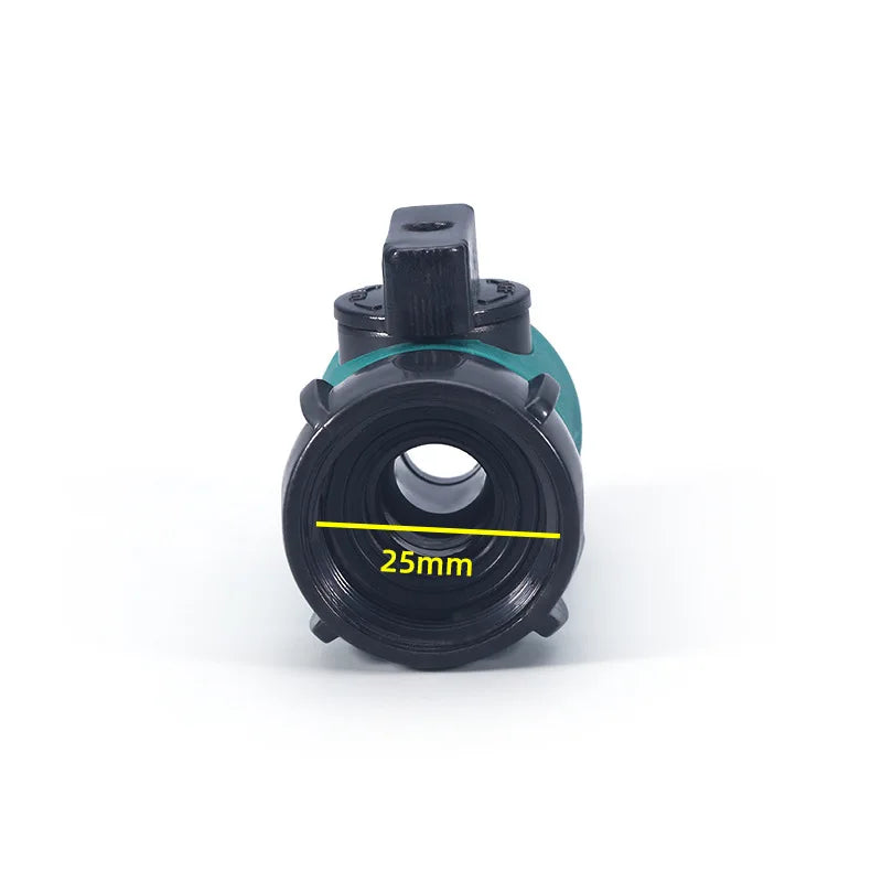 Garden Hose Inline Shut-Off Valve Quick Connector Fitting