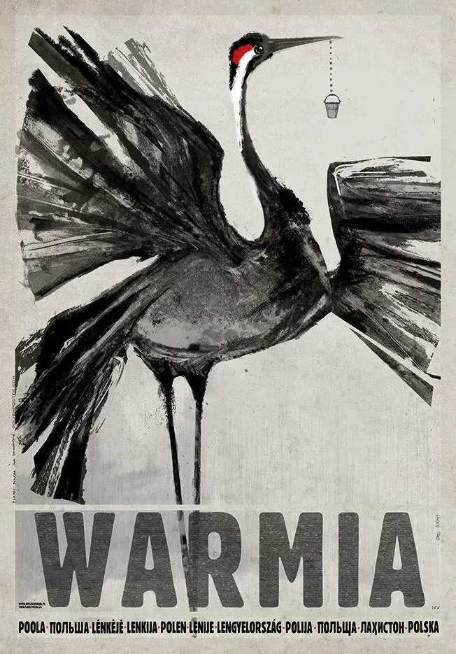 Retro Poland Podhale Kocie Góry Canvas Wall Art Print | Unframed