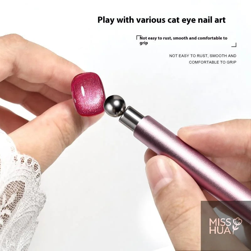 Double-End Cat's Eye Nail Magnet Pen | Super Strong Gel Polish