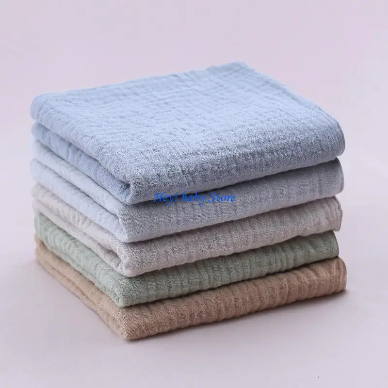 5-Pack Soft Cotton Baby Feeding Bibs & Towels | Newborn 0–1Y
