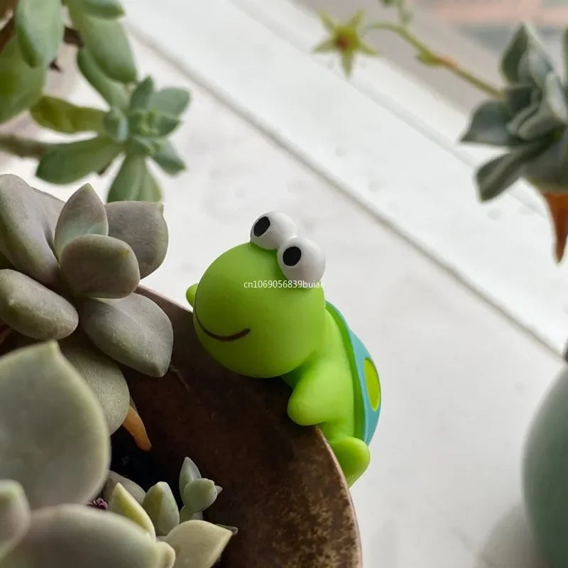 Mini Resin Turtle Car Dashboard Ornament | Cute DIY Decor