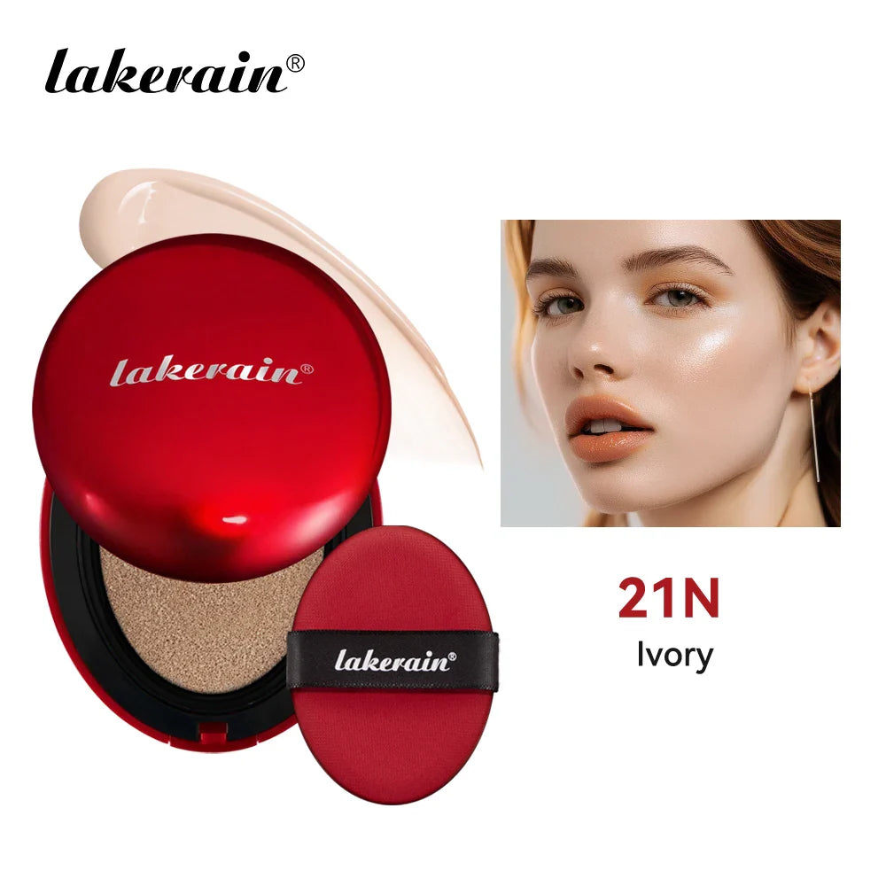 Lakerain Cushion Foundation – Full Coverage, SPF, 72H Wear