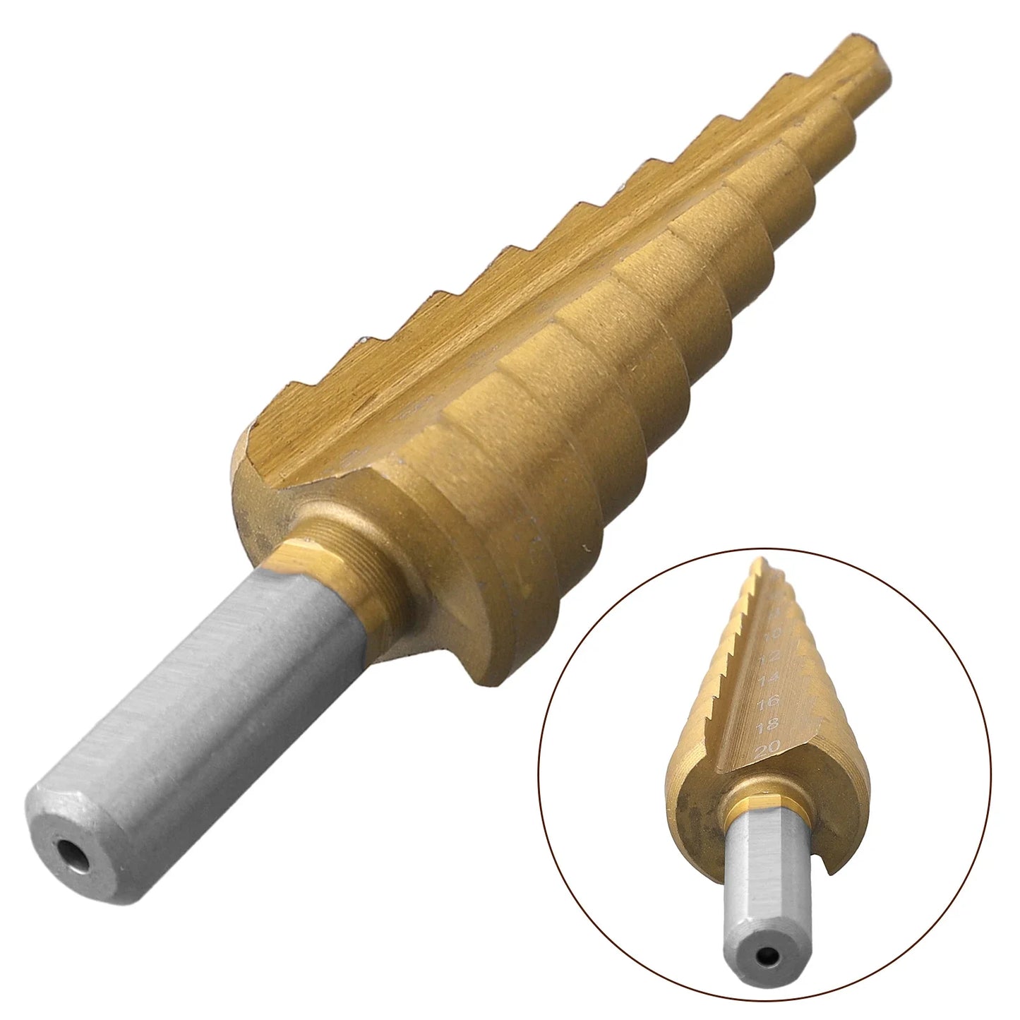 Step Cone Drill Bit Set – 4-12, 4-20 & 4-32mm Steel Cutter