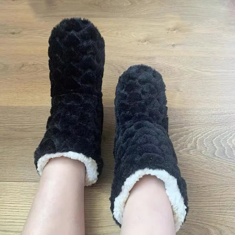 Women's Winter Fur Slippers | Non-Slip Thickened Indoor Socks