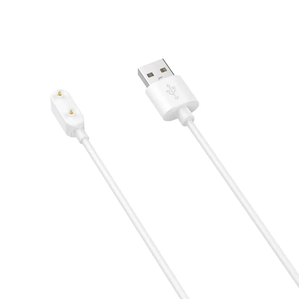 USB Charger for Huawei Band 10/9/8/7/6 & Watch Fit Series Peaceful Pleasures Health and Wellness WHITE