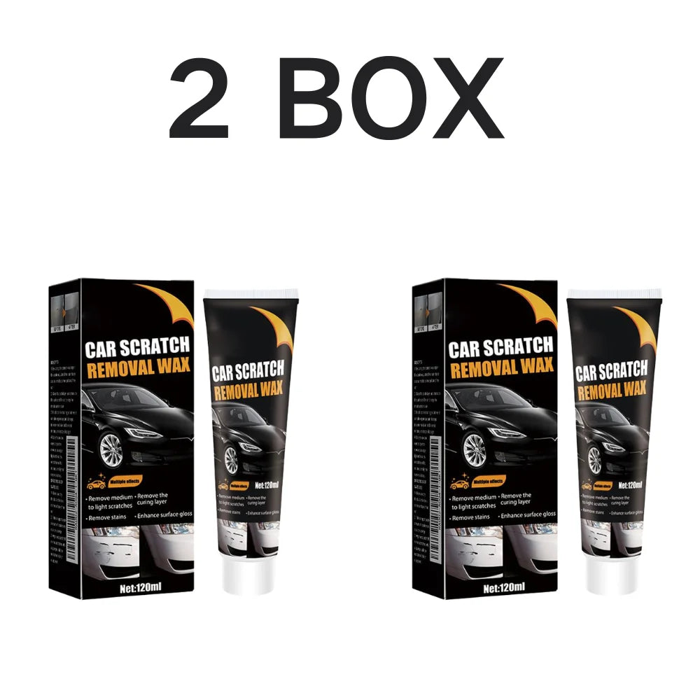 Car Scratch Remover Wax Kit – Sponge & Towel Included