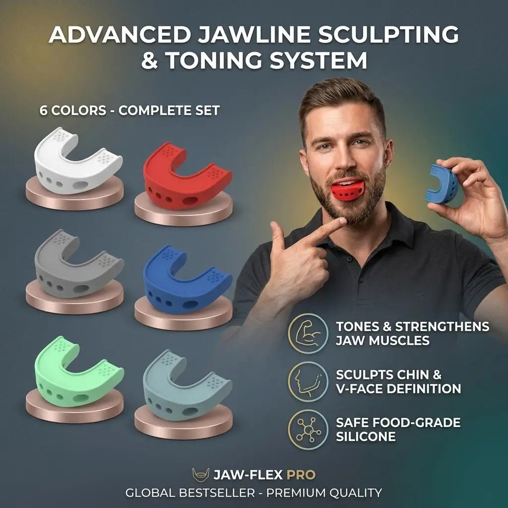 Food Grade Silicone Jawline Exerciser & Facial Muscle Toner